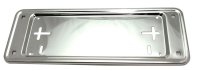 Porte-plaque Chrome