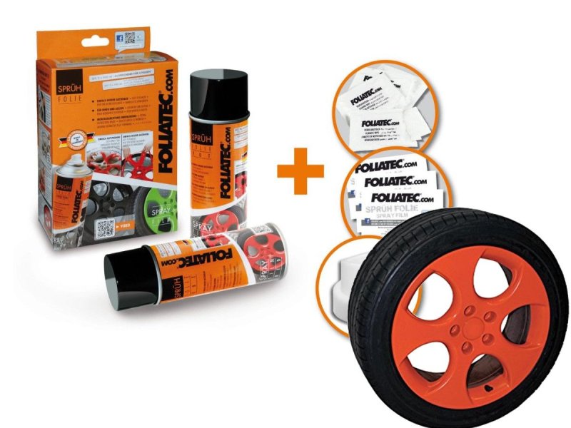 FOLIATEC Spray Film, Oranje Blinkend 2x400ml