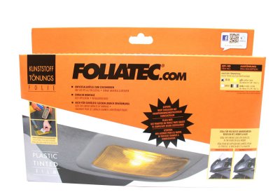 FOLIATEC Plastic Tinted Film, Yellow,30x100cm