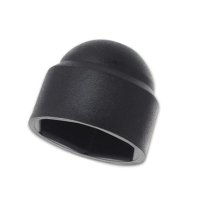 CAPOT DE PROTECTION EN PLASTIQUE POUR ÉCROU NOIR M10 SW17 (100PC)