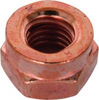 EXHAUST NUT D14440 COPPER PLATED M10X1,5 SW17 (50PCS)