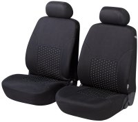 WALSER Car Seat Cushion Set Front, Dotspot Black