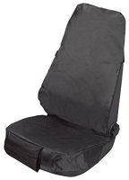 WALSER Seat Cover, Dirty Harry, Single Seat, Anthracite, Water And Dirt Repellent