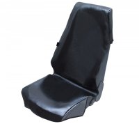 WALSER Seat Cover, Clean Tony, Single Seat, Black, Skai