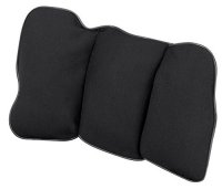 WALSER Back Cushion With Mounting Clip, Black, 22x35cm