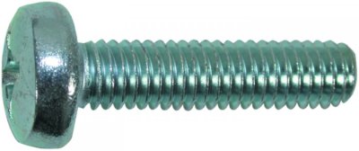 STAINLESS STEEL A2 METAL SCREW DIN7985H ROUND HEAD PHILIPSDRIVE M4X12 (100PCS)