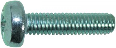 STAINLESS STEEL A2 METAL SCREW DIN7985H ROUND HEAD PHILIPSDRIVE M5X16 (100PCS)