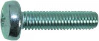 STAINLESS STEEL A2 METAL SCREW DIN7985H ROUND HEAD PHILIPSDRIVE M5X20 (100PCS)