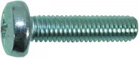 STAINLESS STEEL A2 METAL SCREW DIN7985H ROUND HEAD PHILIPSDRIVE M5X25 (100PCS)