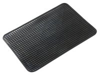 WALSER Mat, Rubber, Rectangular, Black, 530x370mm