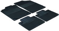 WALSER Mats kit, Rubber, Semi fit, Size 1