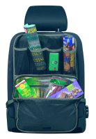 WALSER Rear Seat Protector With Cooling Function And Organizer, Black